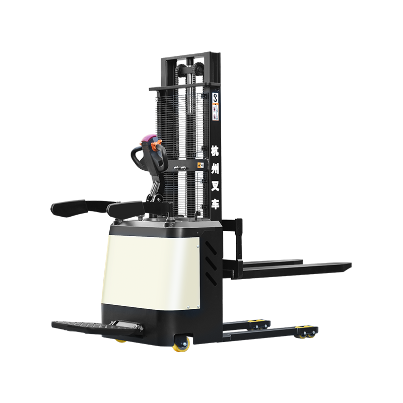 1.5 tonelada stand-on electric pallet stacker lift 3m - Hangcha